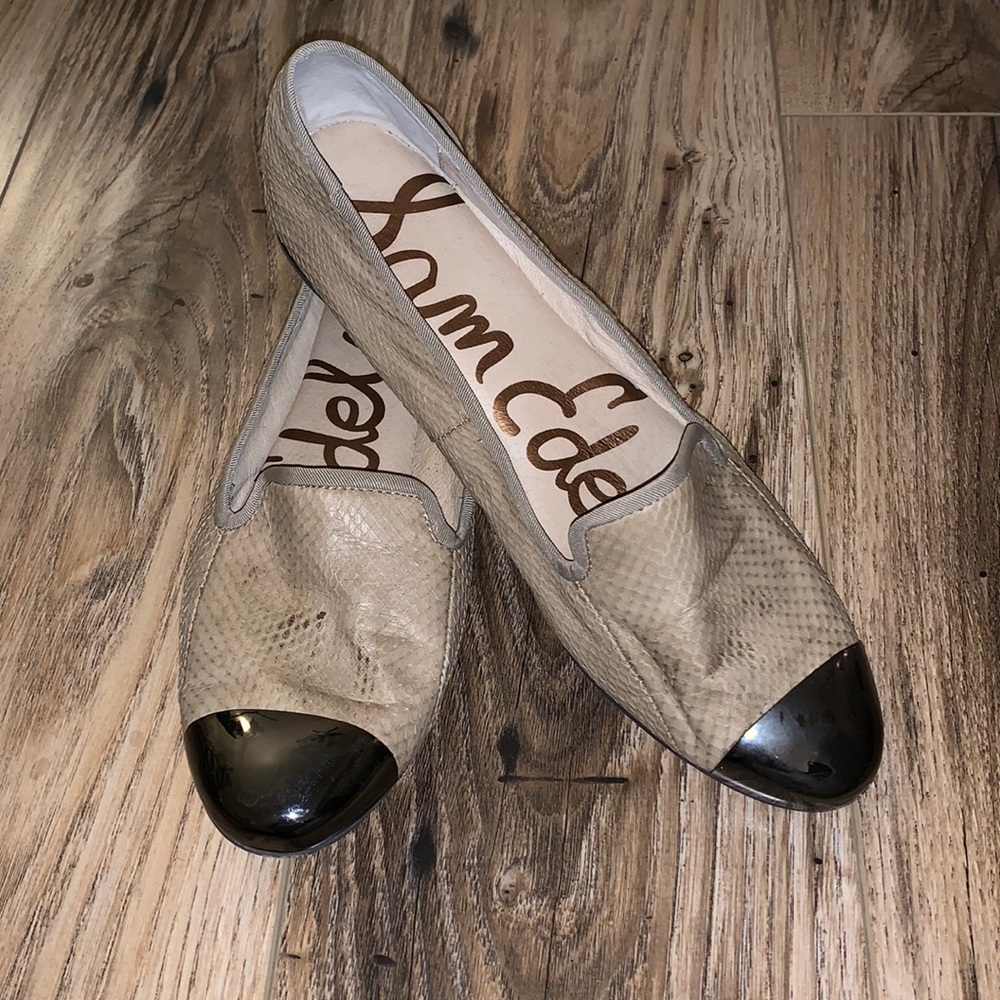 Sam Edelman snakeskin flats